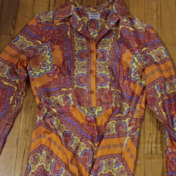 Alberta Ferretti Multicolor Paisley Blouse - Picture 4 of 5